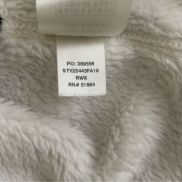 Patagonia Re-Tool Snap Polartec Thermal Fleece Pullover Ivory Size Medium - Picture 8 of 9